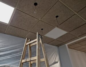 Suspended Ceiling with ladder