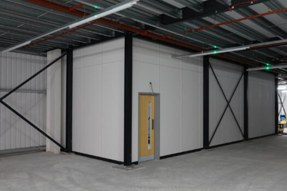 Industrial Partitioning project in warehouse