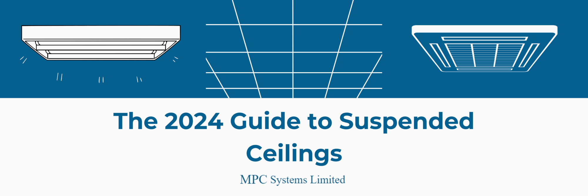 Infographic for the 2024 guide to suspended ceilings